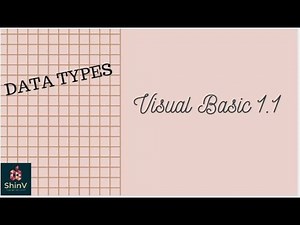 Data Types in Visual Basic | Visual basic