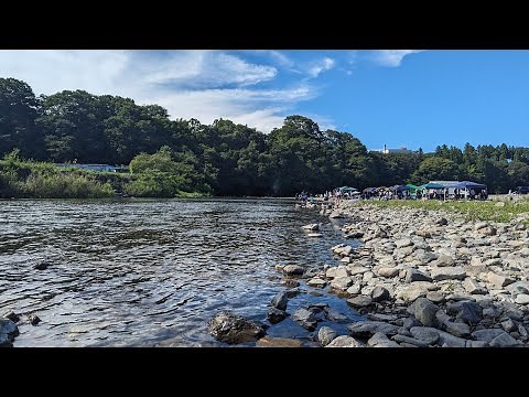 【高画質FHDライブカメラ】秋川（あきる野市）定点カメラ Akigawa (Akiruno City) fixed point camera【live camera】