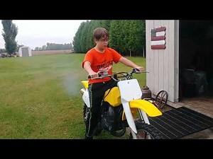 Suzuki rm80 cold start