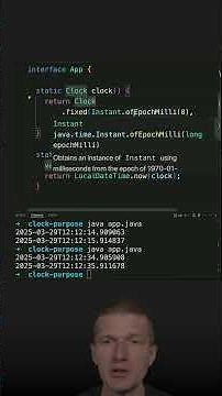 What Is The Purpose Of java.time.Clock? #java #shorts #coding #airhacks