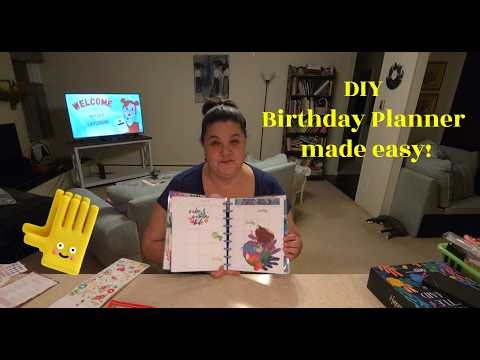 “DIY Birthday Planner in Minutes!" #DIYPlanner #NeysasNest #BirthdayIdeas #PartyPlanning🎂✨