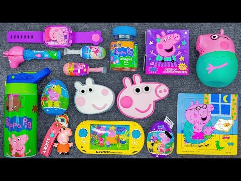 45 Minutes Satisfying with Unboxing Cute Peppa Pig Candy and Toys Collection ASMR 🍬🍡🍭