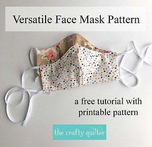 Versatile Face Mask pattern and tutorial