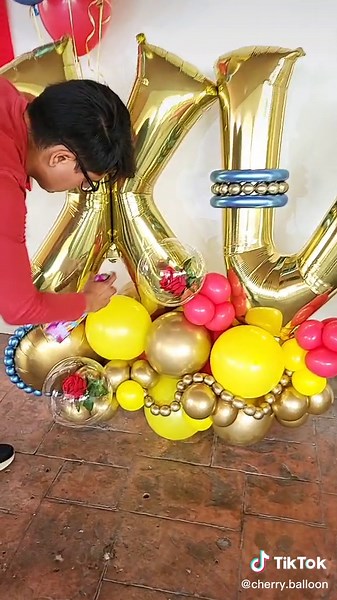 Magical Belle and Beast Balloon Decoration Tutorial