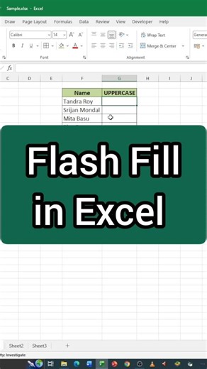 Flash Fill Tricks in Excel #excel #exceltips #spreadsheetmagic