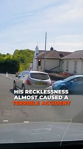 It was all captured by a camera. This driver didn’t heed the red light and almost caused a terrible accident. | Positive