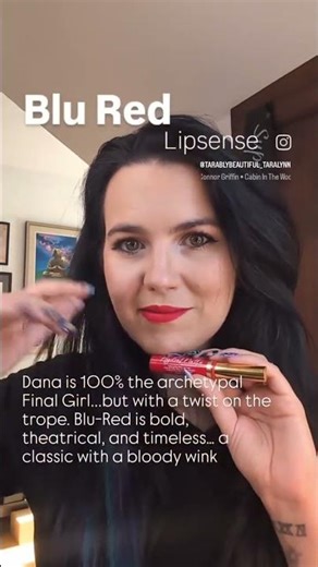 Keeping up with another final girl Lipsense color!!! #redlipstickvibes #screamqueens #horrormovie