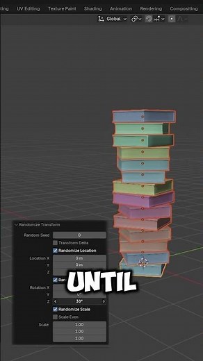 Stop Randomizing Objects One by One in Blender