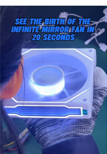 Infinity Mirror Fan Creation Process Revealed