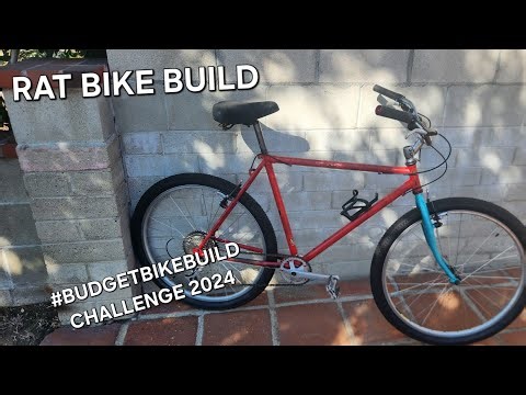 $10 FRAMESET RAT BIKE BUDGET BUILD CHALLENGE USING PARTS BIN PARTS