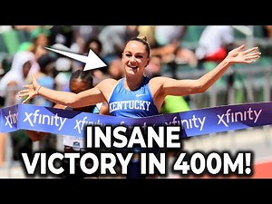 Abby Steiner Drops INSANE Victory in 400m