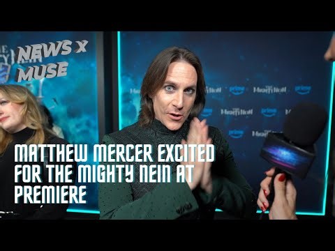 Matthew Mercer Excited For The Mighty Nein at Premiere