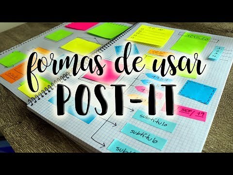 20 FORMAS DE USAR POST-IT | APUNTES BONITOS | VUELTA AL COLE