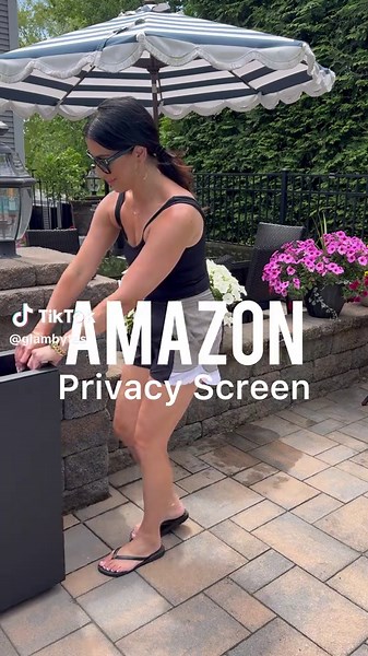 Create a Stunning Amazon Privacy Fence with Faux Trees