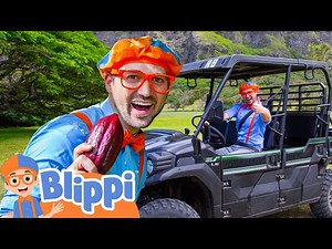Blippi Visits Kualoa Ranch Nature Reserve in Jurassic Valley - Blippi | Educational Videos for Kids - Videos For Kids
