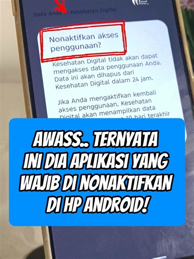 Awass.. ternyata ini dia aplikasi yang wajib di nonaktifkan di hp android! #tutorial #trikhp #ponselpintar #trikgoogle #trikwa