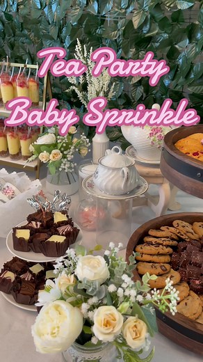 Sweetest Baby Sprinkle Tea Party for a Baby Girl! ❤️