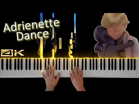 Miraculous Ladybug - Adrienette Slow Dance | Piano Tutorial (Medium) - 4K
