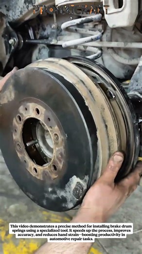 Brake Drum & Spring Installation Hack | Fast Automotive Repair Method!