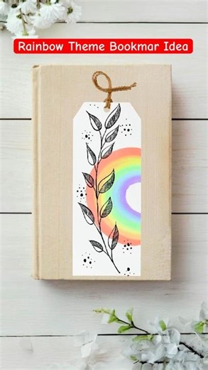 How to make bookmark #shorts #howto #gift #bookmarkmaking #art #bookmark