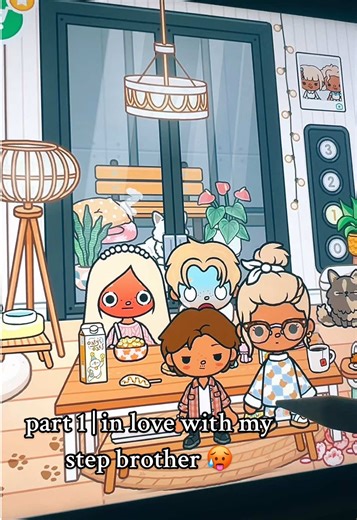 part 1 | In love with my step brother 🥵 | #tocaboca #fyp #roleplay #tocaworld #viral