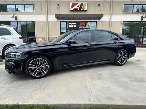 2022 BMW 750i XDRIVE in Carbon Black Metallic over Mocha Leather Interior/ SOLD!!
