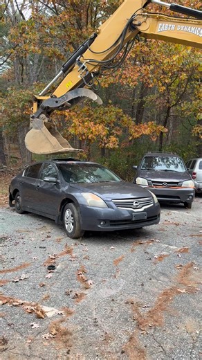2.2K views · 86 reactions | Last weekend we assisted the fire department by smashing some cars to create training props. I have to admit…. Crushing cars with an excavator is just as much fun as you think it would be. #excavator #bulldozer #firetraining #extrication #caterpillar_daily #catequipment | Earth Dynamics LLC | Facebook