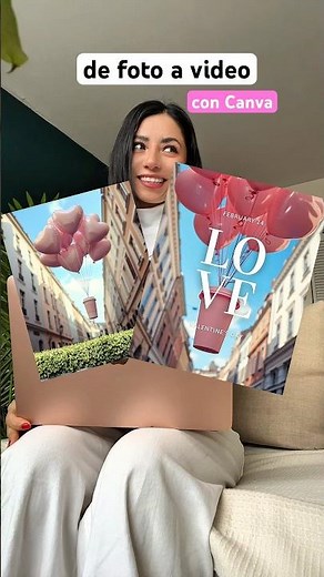 Truco NUEVO en Canva para crear una imagen y luego video #canva canvahack #canvatips #canvaai