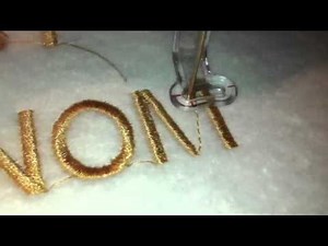 Janome 300e Embroidery Machine Design Sew Out