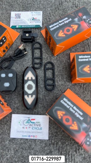 💡 Wireless Remote Control Turn Signal Light 🚴‍♂️ আপনার রাইড এখন আরও সেফ ও স্মার্ট! এই সিগনাল লাইটে আছে রিমোট কন্ট্রোল, রিচার্জেবল ব্যাটারি এবং ইজি মাউন্ট সিস্টেম। রাতে বা ট্রাফিকের মাঝে আপনাকে করবে আরও দৃশ্যমান ও নিরাপদ। 🌙✨ 🛍 এখনই পেয়ে যান — Active Cycle এ 🚚 সারাদেশে হোম ডেলিভারি সুবিধা সরাসরি দেখে নিতে চলে আসুন আমাদের ঠিকানায়। 📍 ঠিকানা: ৬৮, নবারুণ সোনাপাড়া, উপশহর মেইন রোড, শিবগঞ্জ, সিলেট-৩১০০ 📞 মোবাইল: 01716-229987 (💬 WhatsApp) . . . . . . . . . . . . . . #ActiveCycle #TurnSignalLight 