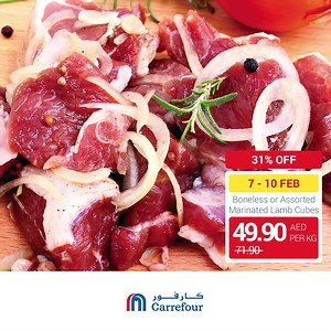 Have an exciting weekend and enjoy our fresh savers on boneless lamb cubes, fresh rohu and so much more! Shop online http://bit.ly/2SwV2Ox or at any Carrefour store until the 10th of February. | Carrefour UAE