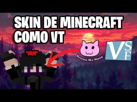 Usar skin de Minecraft como modelo Vtuber 2026
