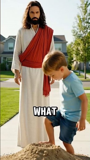 What Did Jesus Do When He Saw a Child Destroying an Anthill? 🐜😳🙏 #faith #jesus #shorts