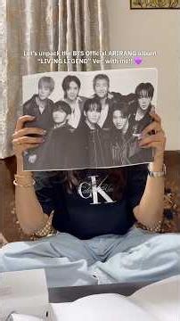 Unboxing the BTS Official ARIRANG Album “Living Legend” Version 💜 Every detail feels so special 😭