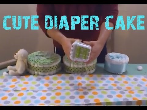 Super Cute John Deere Tractor Diaper Cake Tutorial