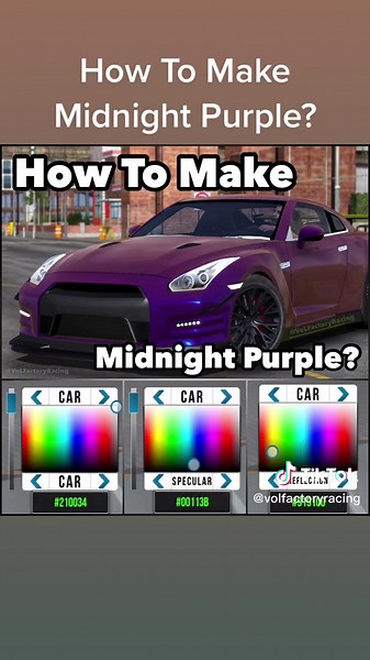 How To Make Midnight Purple? #carparkingmultiplayer #carparkingmultiplayercomment #carparkingmultiplayergame #cpm #cpm2022 #colorcodes #colorcode #カーパーキング #カーパーキング好きと繋がりたい カーパーキング カラーコード
