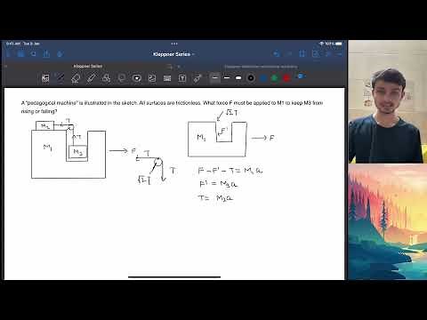 Problem 2.13( Pedagogical Machine)| Intro to Mechanics| Kleppner and Kolenkow| JEE|NEET|Class11|NLM