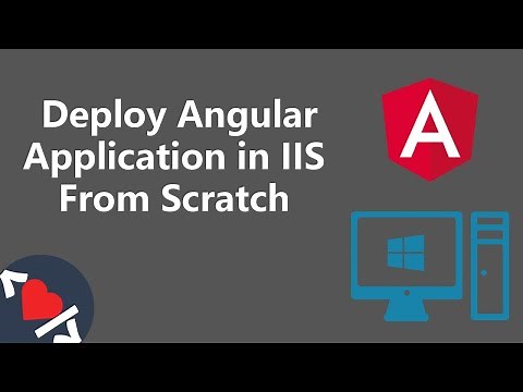 Deploy Angular App in IIS from Scratch