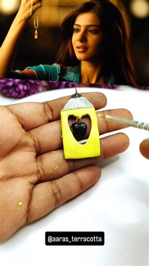 Aaras terracotta jewellery/Govt certified artisan on Instagram: "❇️❤️Naan ee special heart loop pendant recreation in terracotta 💥😳 Let's spice up our jewelry game with some unique terracotta pendant💥 These earthy beauties are perfect 🤗jewelry adding a touch of boho chic to any outfit. 💥 Crafting something beautiful and unique with my hands has always been my passion🤗 For more creative terracotta designs and ideas do follow my page @aaras_terracotta ❌Don't copy my designs or videos without