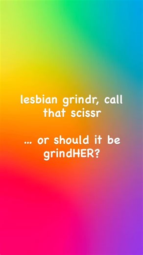 meow ᓚᘏᗢ on Instagram: "scissr or grindHER? #createmode #niche #lesbian #poll #thisorthat"
