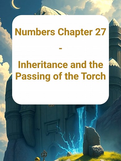Exploring The Book of Numbers - Chapter 27