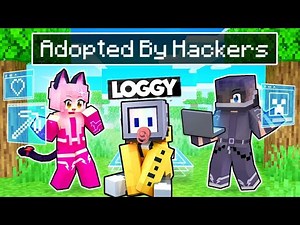 BABY LOGGY ADOPTED BY HACKERS FAMILY IN MINECRAFT | Chapati Hindustani Gamer | Minecraft
