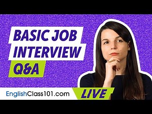 Basic Job Interview Questions and Answers in English