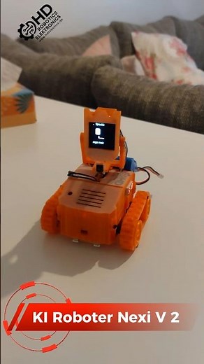 esp32s3 based AI Robot Nexi with OLED Face and fully Auto.