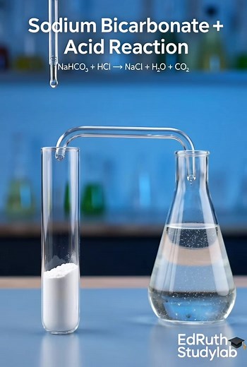 How Sodium Bicarbonate Reacts with Acids