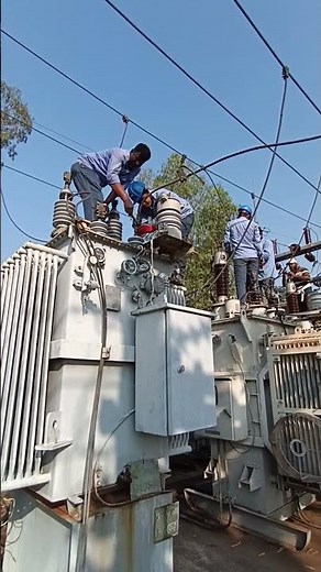 Power transformer maintenance time #substation