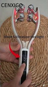How to use CENXIGO V shape facial massager tools