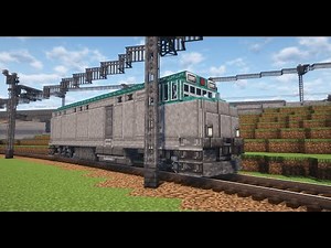 I built a American Amtrak F40ph locomotive | Minecraft create train tutorial 🚂🛤️