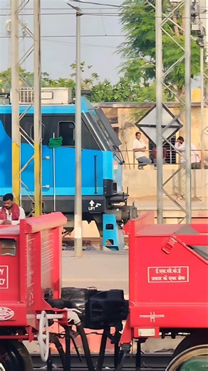 WAG-12 Rolls on Indian Tracks with Giant Power and a Striking Presence Creating a Rail Scene
