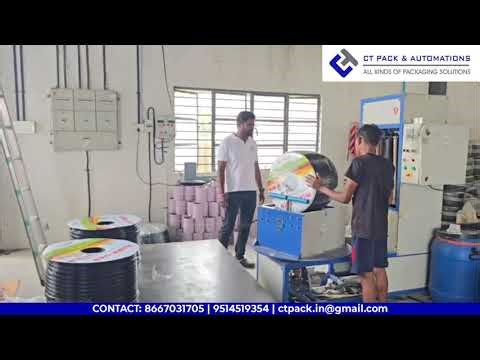 VERTICAL COIL WRAPPING MACHINE